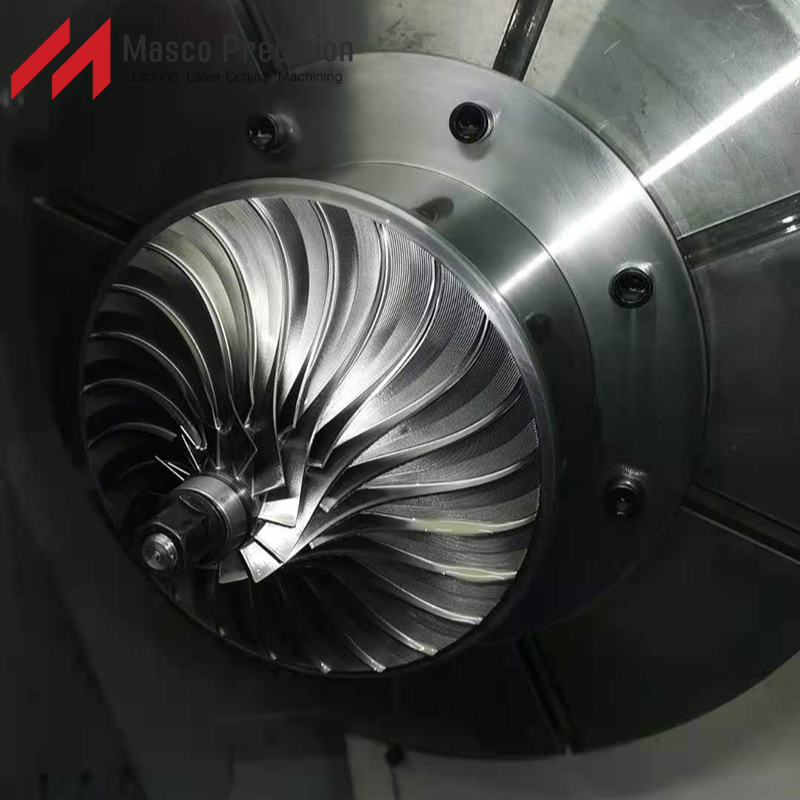 5 axis machining aerospace impeller